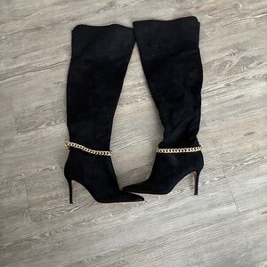 Black knee boots Jessica Simpson